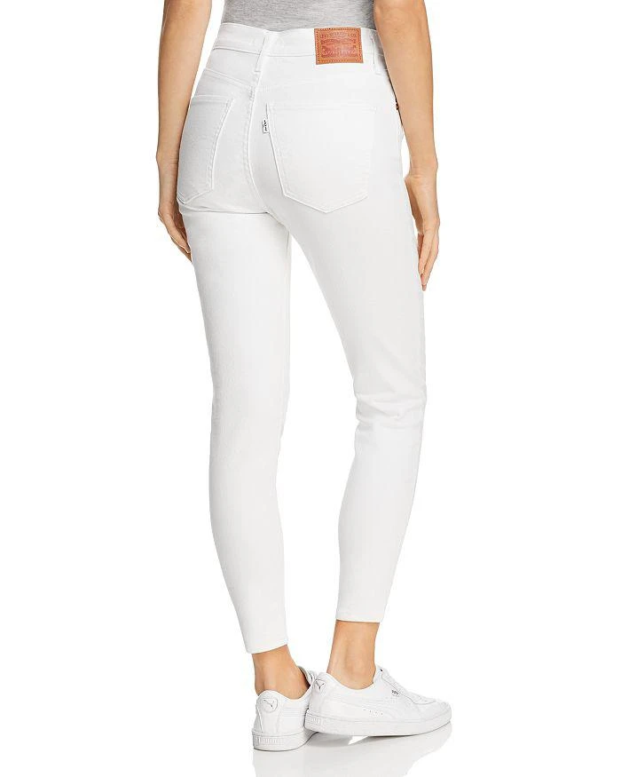 商品Levi's|女士高腰紧身牛仔裤 Mile High Ankle Skinny Jeans in Western White,价格¥437,第2张图片详细描述