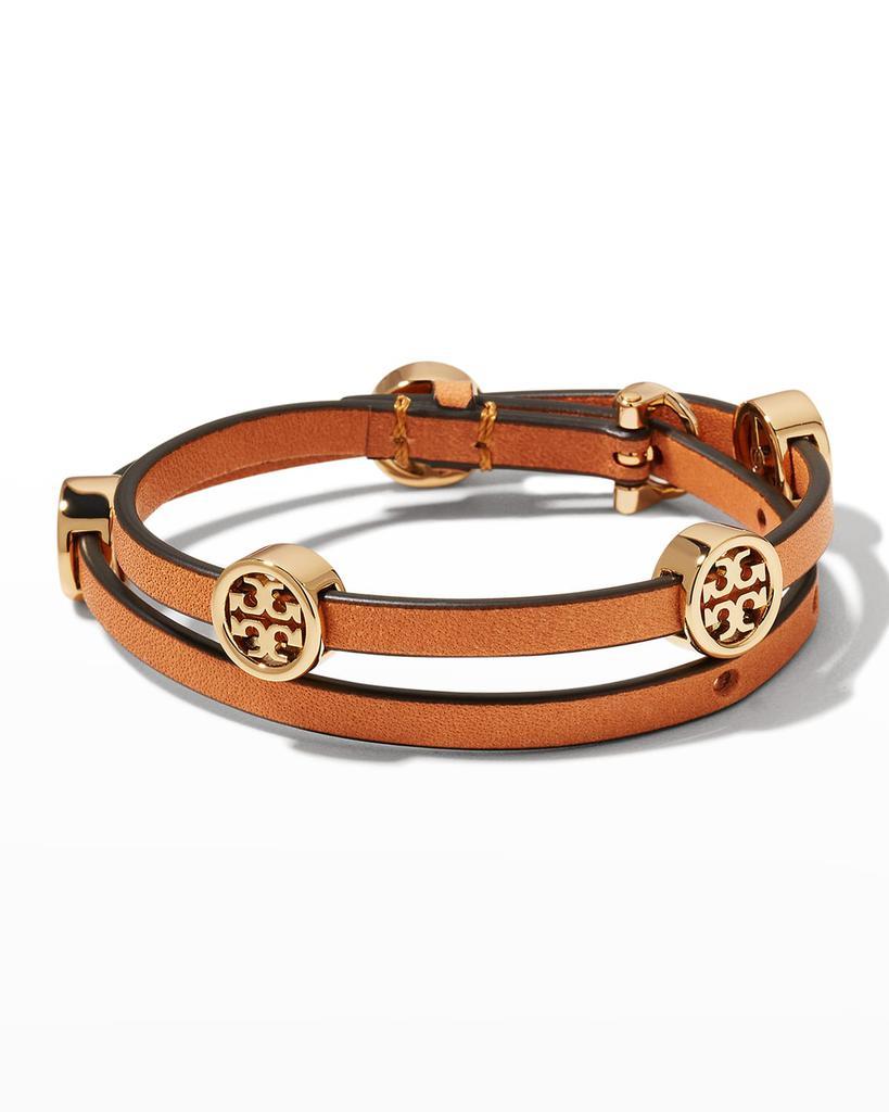 商品Tory Burch|Miller Double-Wrap Bracelet,价格¥1088,第1张图片