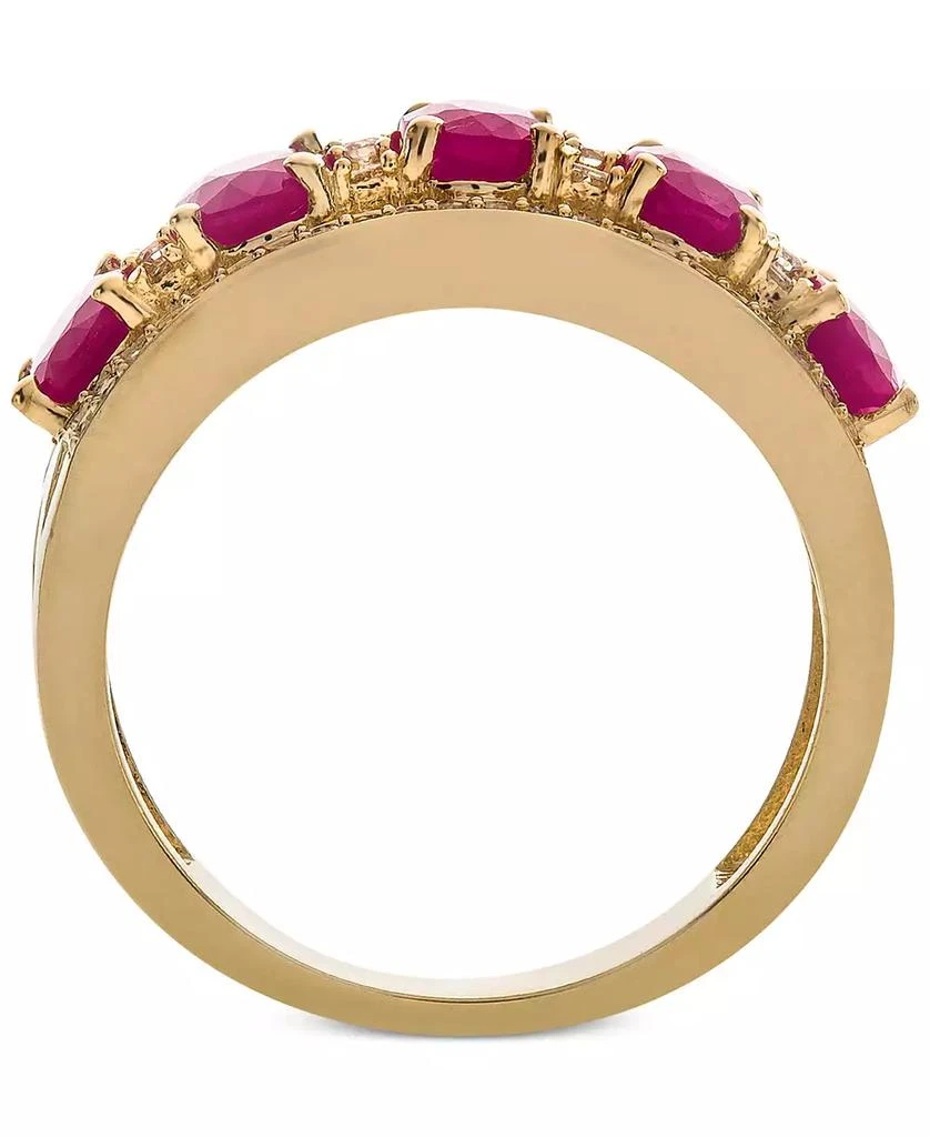 Sapphire (2-7/8 ct. t.w.) & Diamond (1/3 ct. t.w.) Ring in 14k White Gold (Also in Emerald, Tanzanite and Ruby) 商品