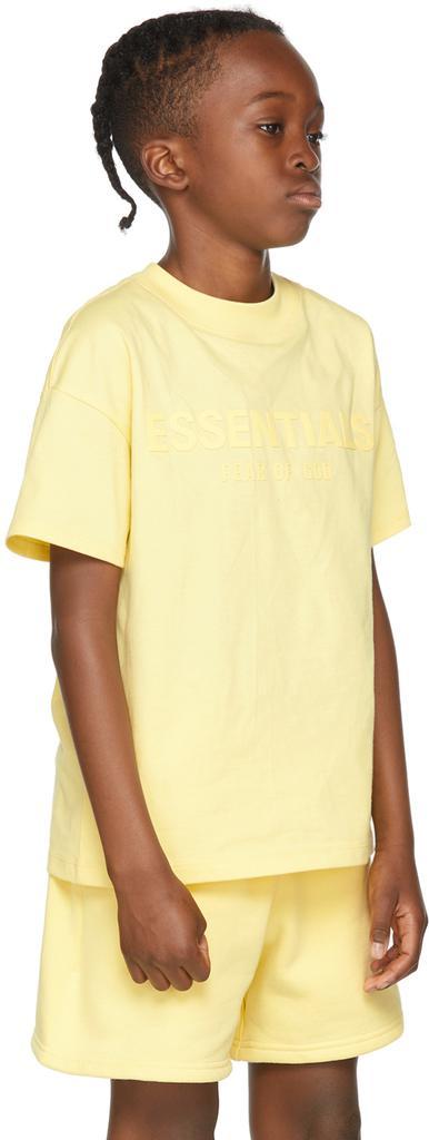 商品Essentials|Kids Yellow Logo T-Shirt,价格¥272,第5张图片详细描述