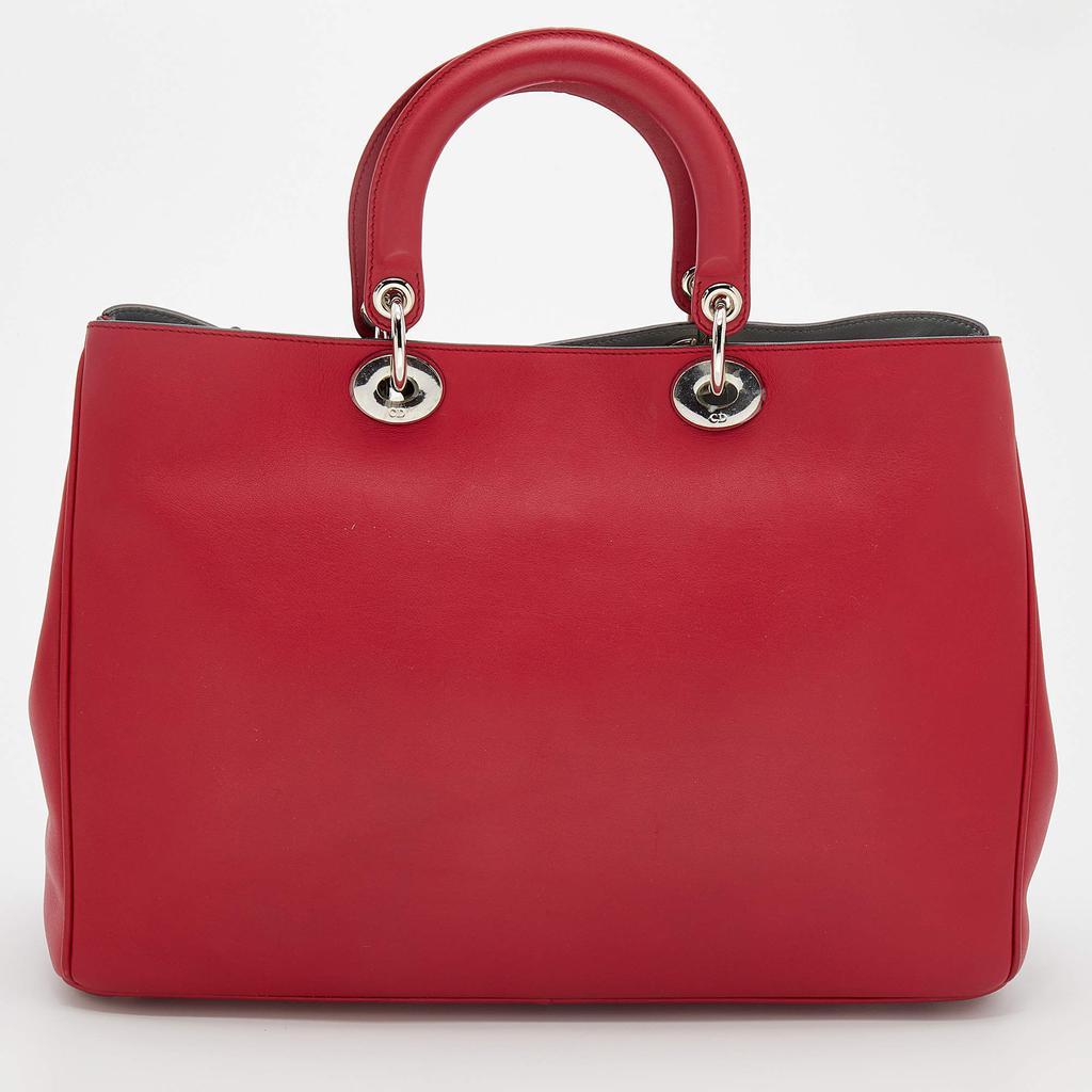 商品[二手商品] Dior|Dior Red Leather Diorissimo Tote,价格¥15352,第6张图片详细描述