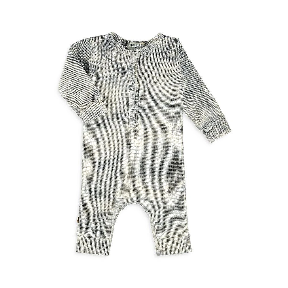 商品PAIGELAUREN|Boys' Tie Dye Thermal Henley Coverall - Baby,价格¥412,第1张图片详细描述