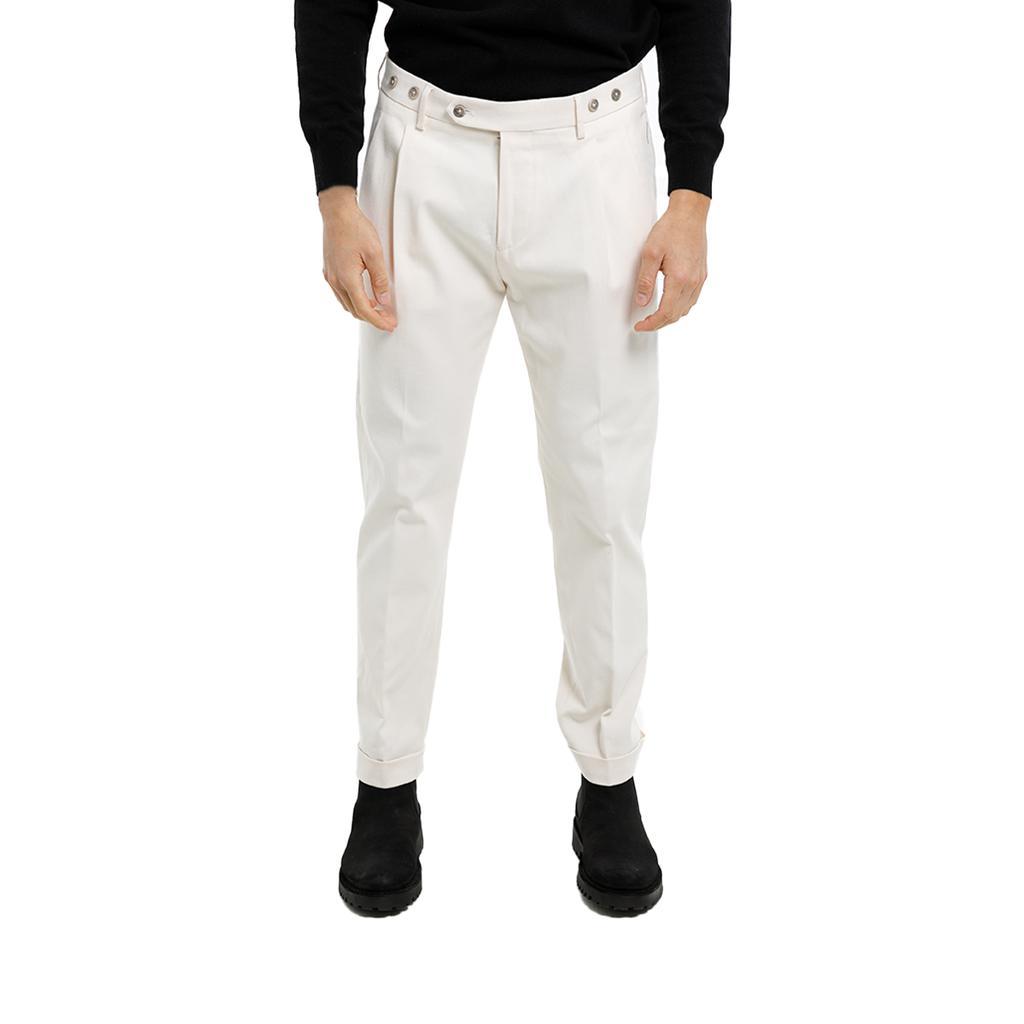 商品Berwich|Barber White Trousers,价格¥1607,第1张图片