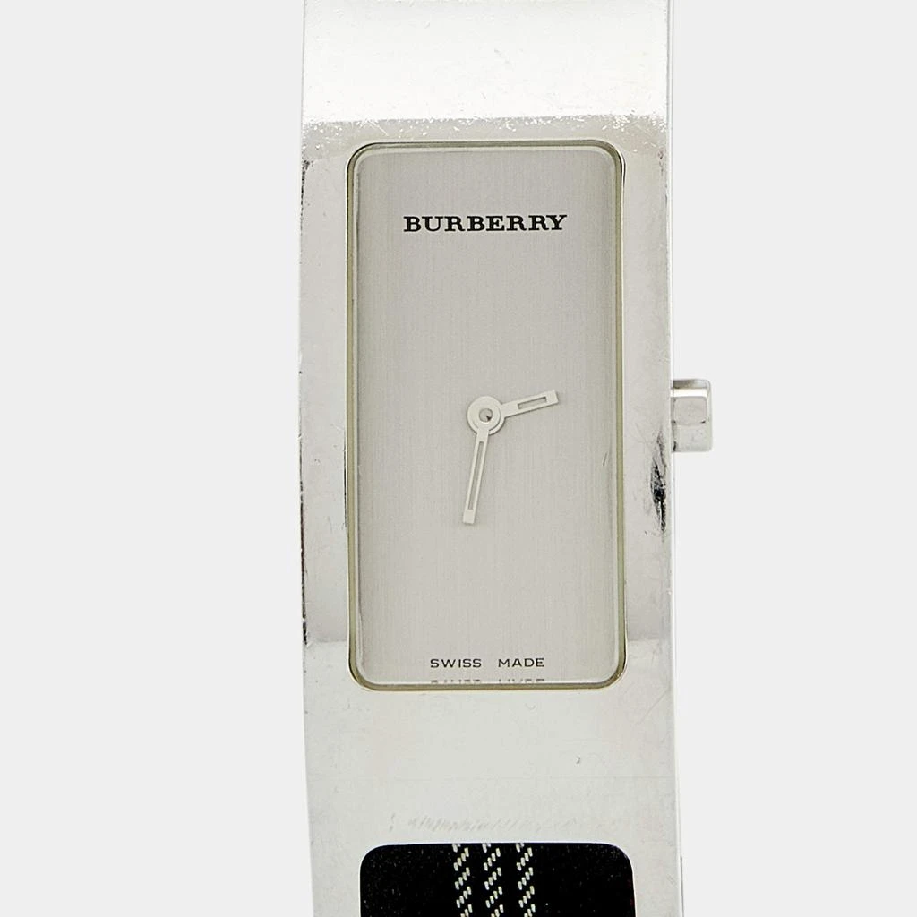 商品[二手商品] Burberry|Burberry Silver Stainless Steel Canvas 14300L Women's Wristwatch 19 mm,价格¥1041,第3张图片详细描述