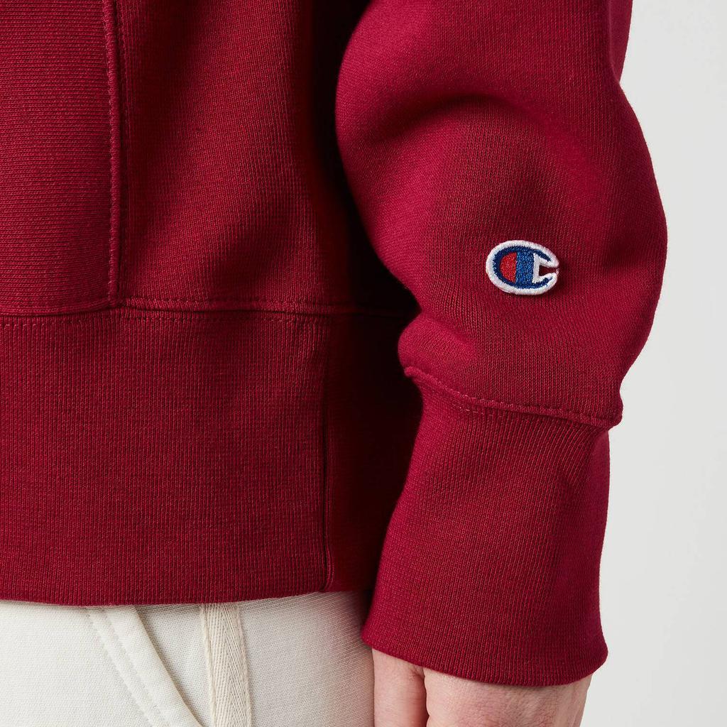 商品CHAMPION|Champion Women's Large Logo Crewneck Sweatshirt - Burgundy,价格¥257,第5张图片详细描述