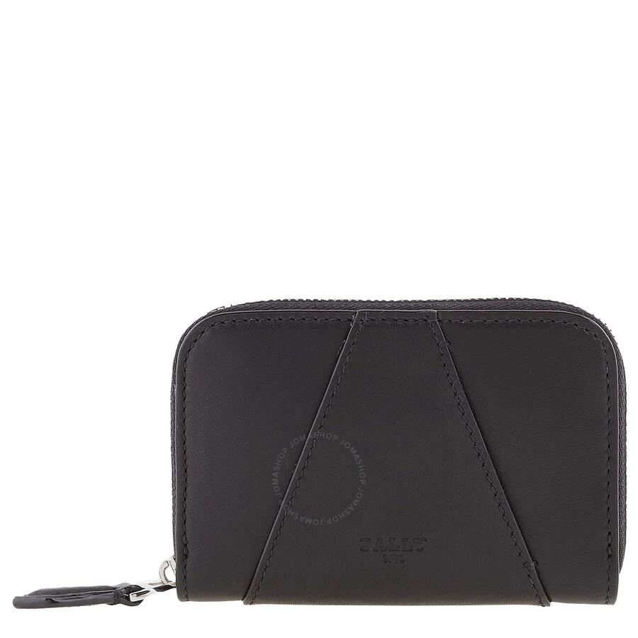 商品Bally|Black/Palladio Angye Leather Zip-Around Wallet,价格¥1490,第1张图片