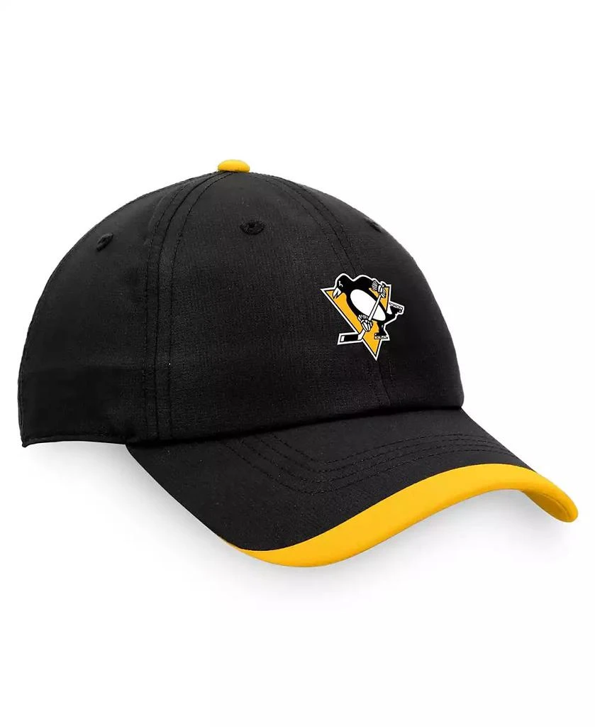 商品Fanatics|Men's Black Pittsburgh Penguins Authentic Pro Rink Pinnacle Adjustable Hat,价格¥258,第3张图片详细描述