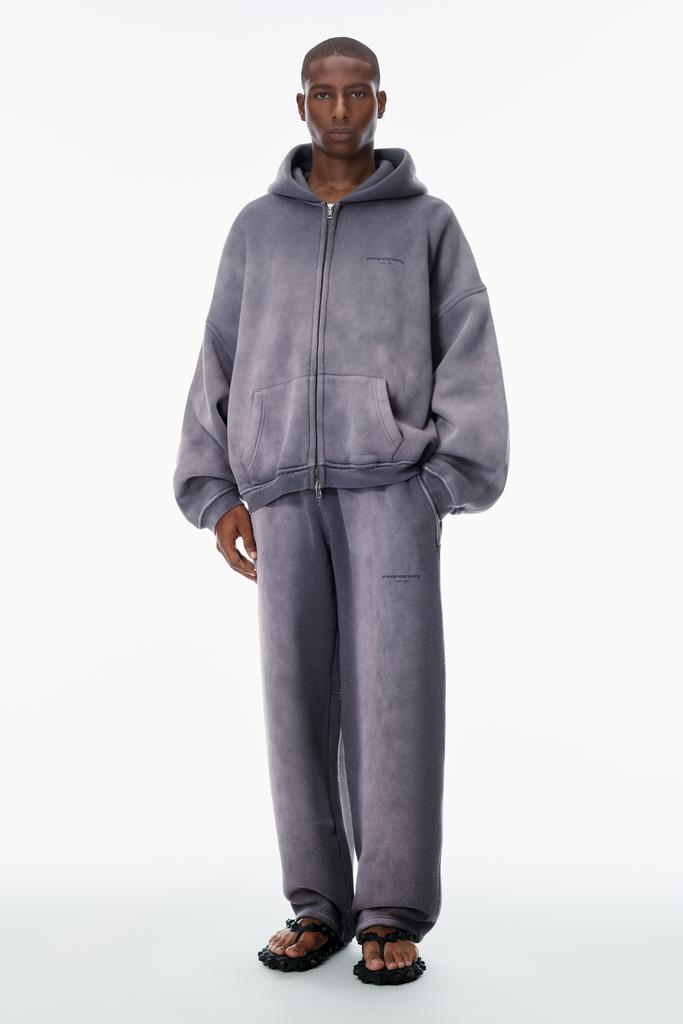 Alexander Wang Crystal Hotfix Zip-Up Hoodie - Compare Prices from