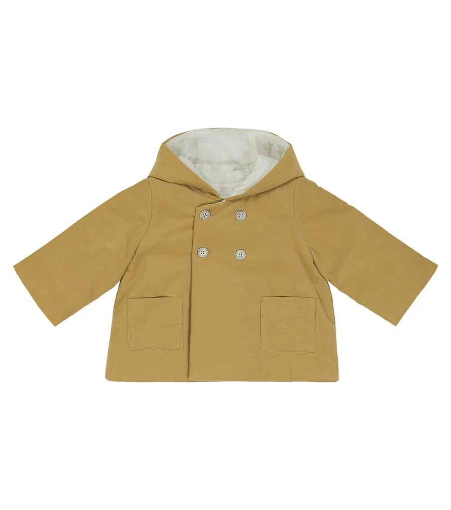 商品Bonpoint|Baby棉质灯芯绒连帽夹克,价格¥1626,第1张图片