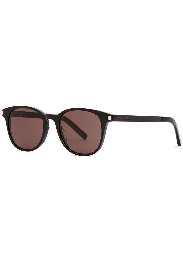 商品Yves Saint Laurent|Zoe black wayfarer-style sunglasses,价格¥2236,第1张图片