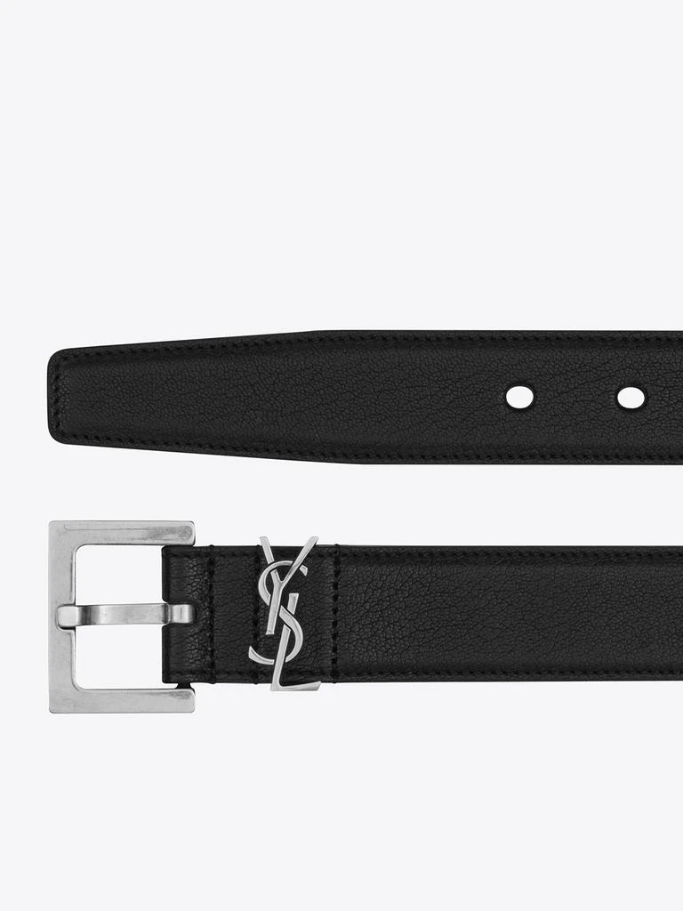 商品Yves Saint Laurent|Monogram leather belt,价格¥2431,第3张图片详细描述