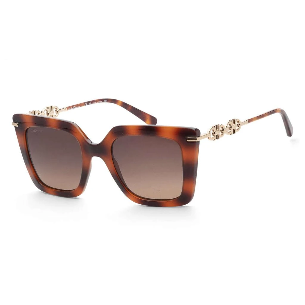 商品Salvatore Ferragamo|Ferragamo Women's Brown Square Sunglasses,价格¥489,第1张图片