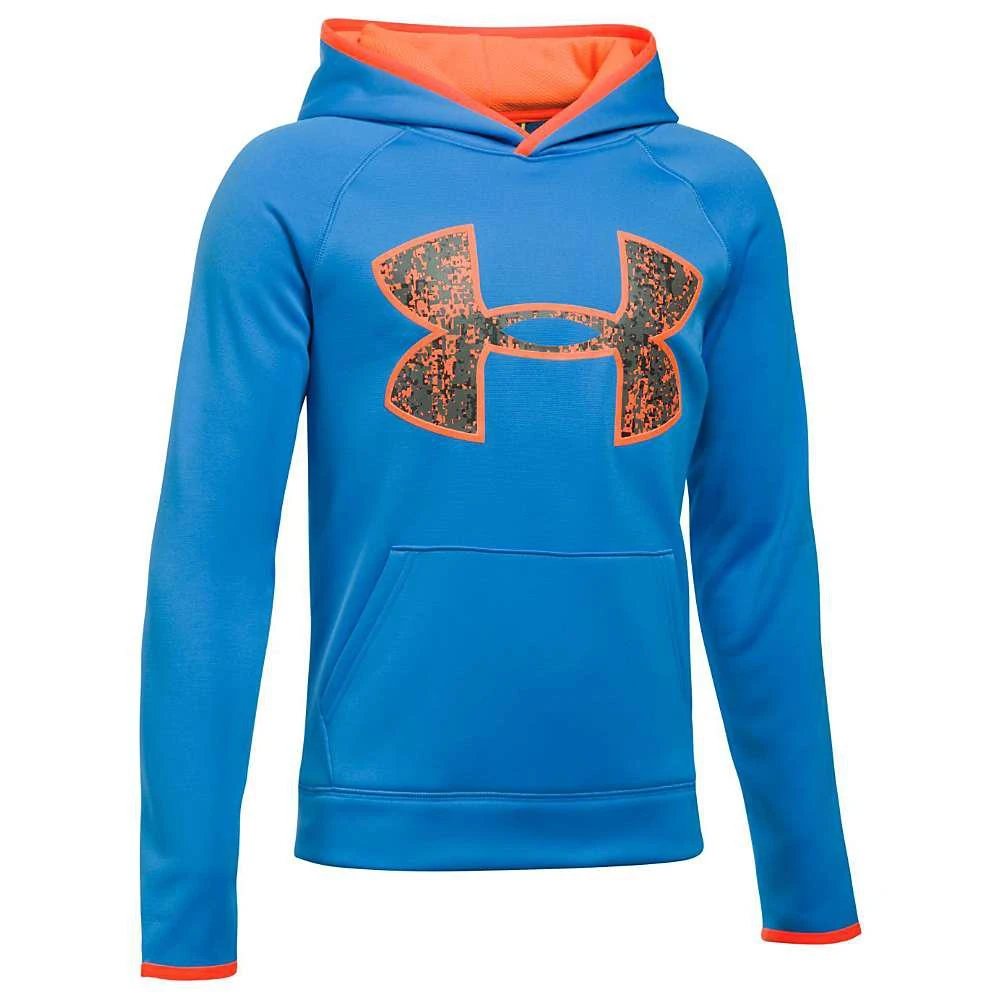 商品Under Armour|Under Armour Boys' UA Armour Fleece Big Logo Hoodie,价格¥216,第1张图片