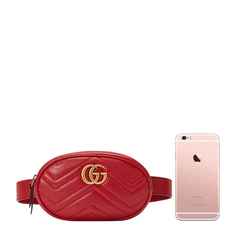 GUCCI 红色女士腰包 476434-DSVRT-6433 商品