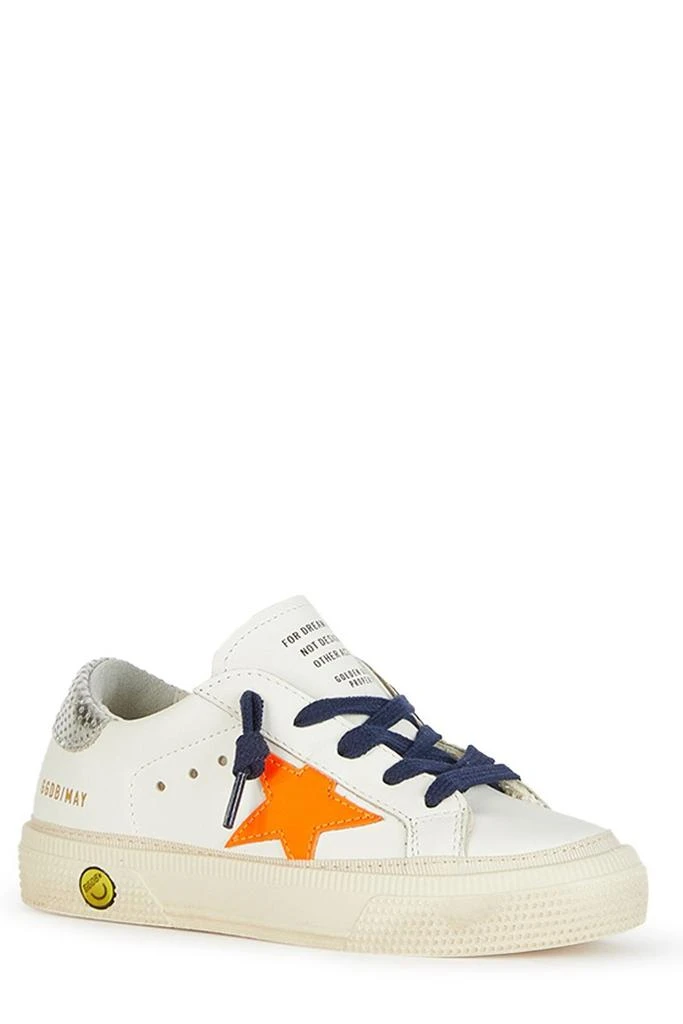 商品Golden Goose|Golden Goose Kids Logo Detailed Lace-Up Sneakers,价格¥957,第2张图片详细描述