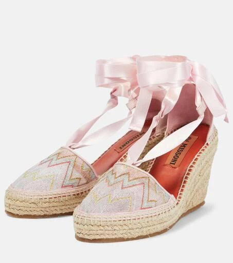 商品Missoni|Zig-zag wedge espadrilles,价格¥1636,第5张图片详细描述