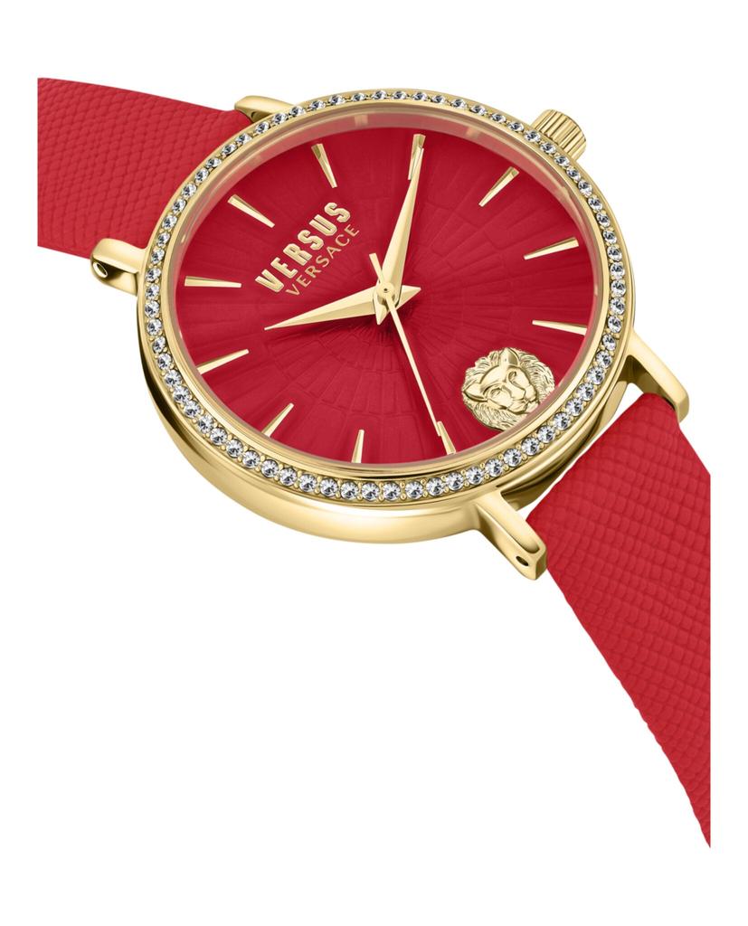 Mar Vista Crystal Leather Watch商品第3张图片规格展示