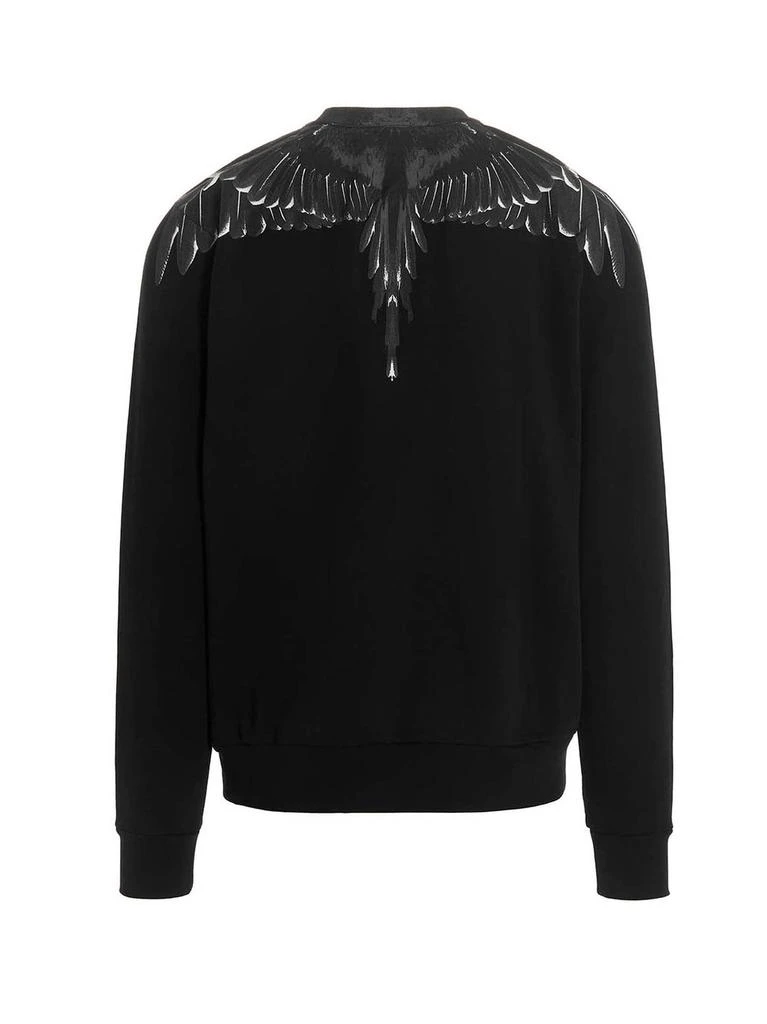 商品Marcelo Burlon|Marcelo Burlon County Of Milan Wings Printed Crewneck Sweatshirt,价格¥2489,第2张图片详细描述