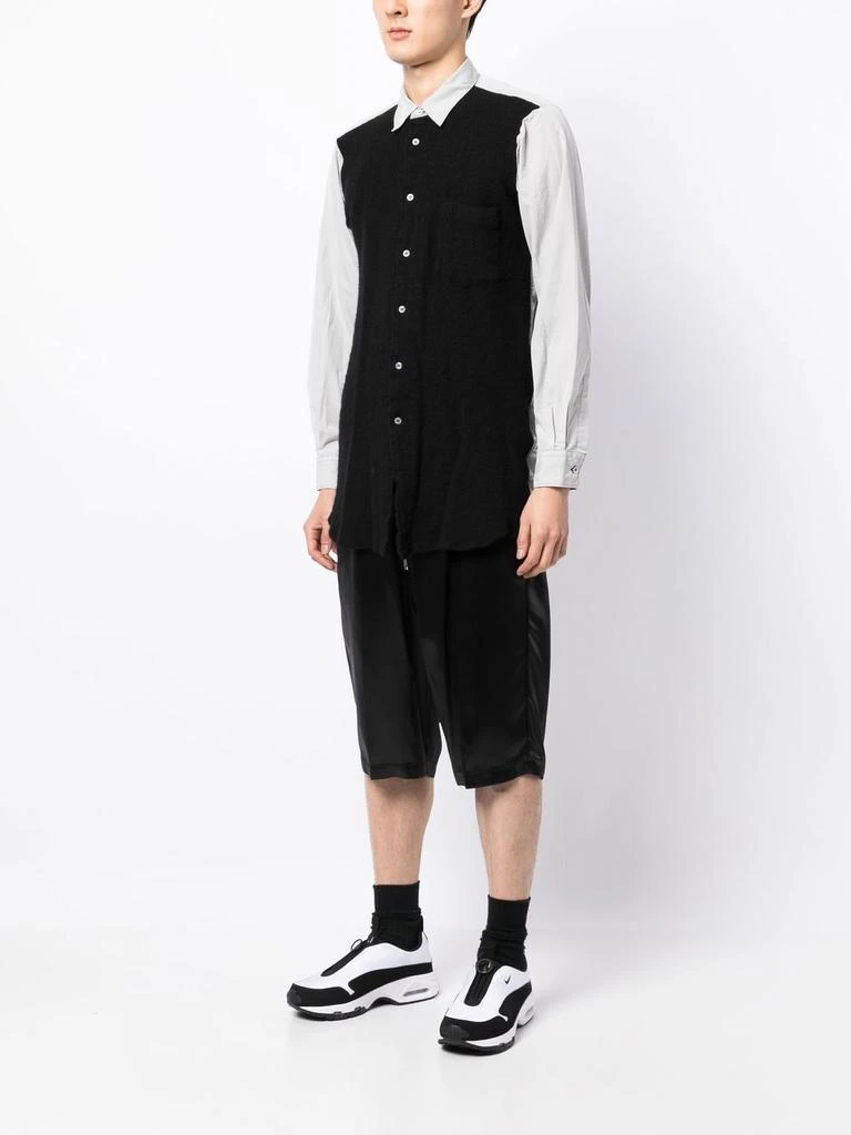 商品Comme des Garcons|COMME DES GARCONS HOMME PLUS MEN KNIT LAYERED LONG SHIRT,价格¥1711,第1张图片