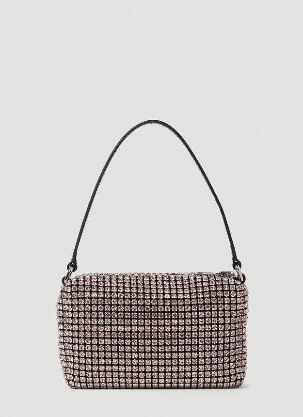 商品Alexander Wang|Heiress Medium Pouch Handbag in Pink,价格¥4282,第3张图片详细描述