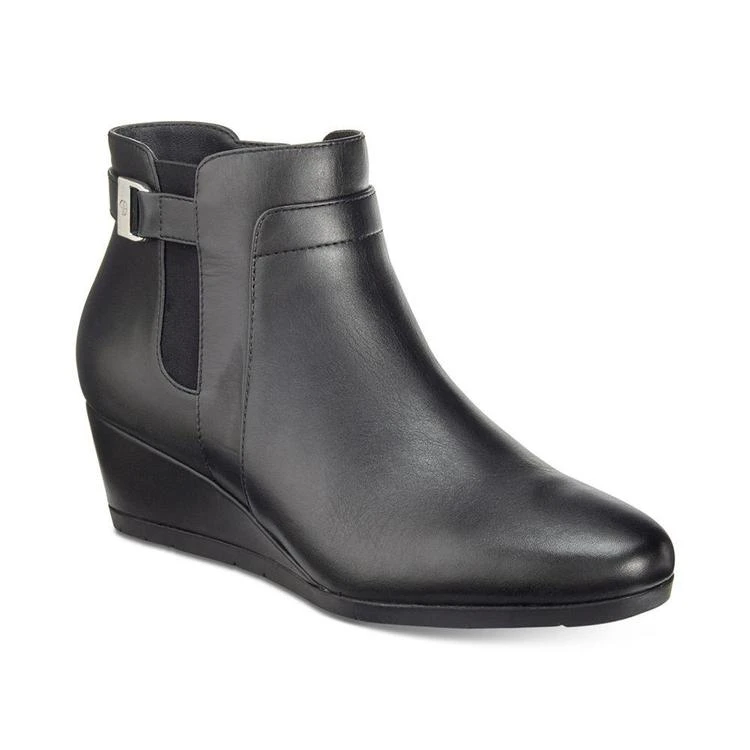 商品Giani Bernini|Cecie Memory Foam Wedge Ankle Booties, Created for Macy's,价格¥313,第1张图片