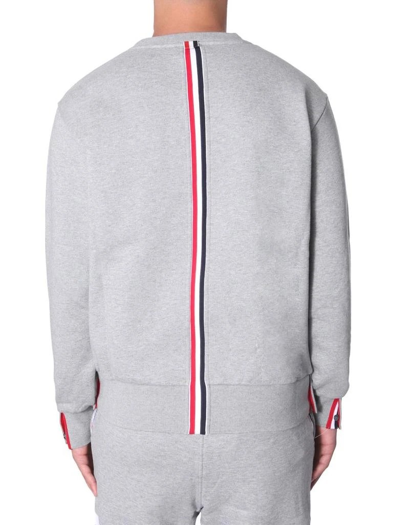 商品Thom Browne|Thom Browne RWB Stripe Crewneck Sweatshirt,价格¥2649,第5张图片详细描述