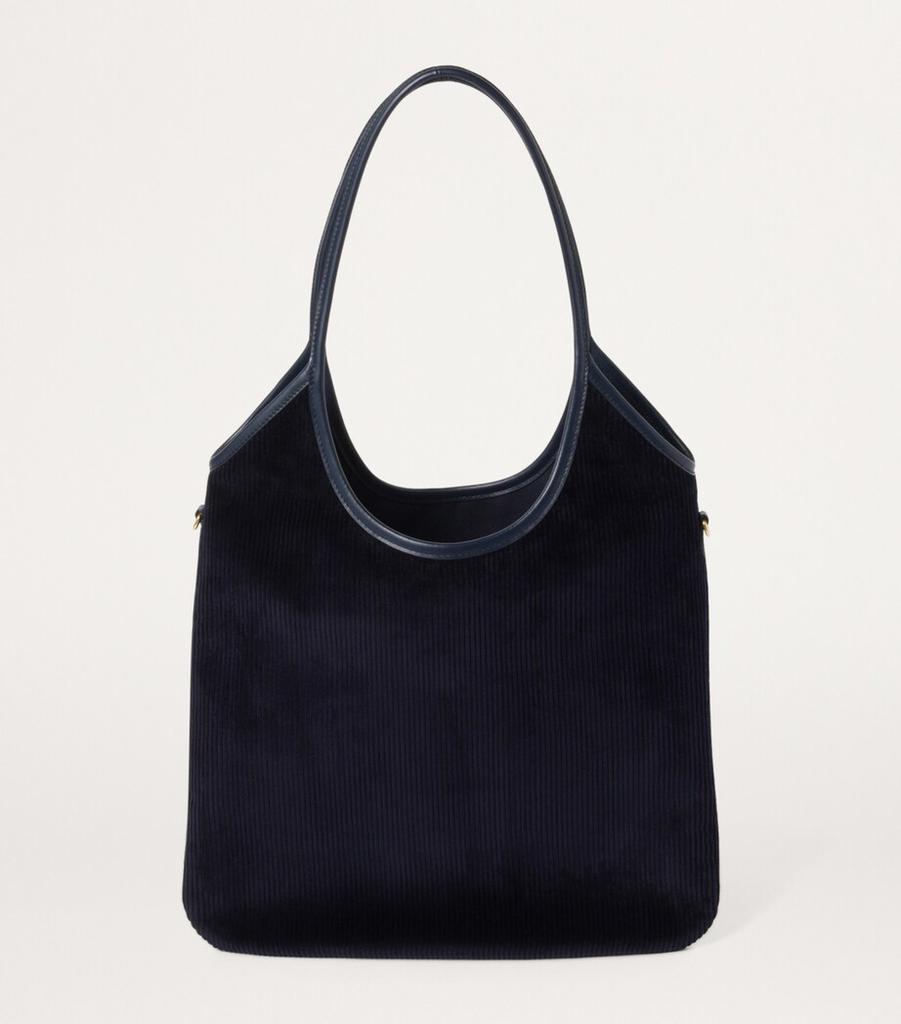 MiuMiu＊IVY corduroy shopping bag ショッピングバッグ＊送料込 MiuMiu直営店】送料込 IVY コーデュロイ ショッピングバッグ
