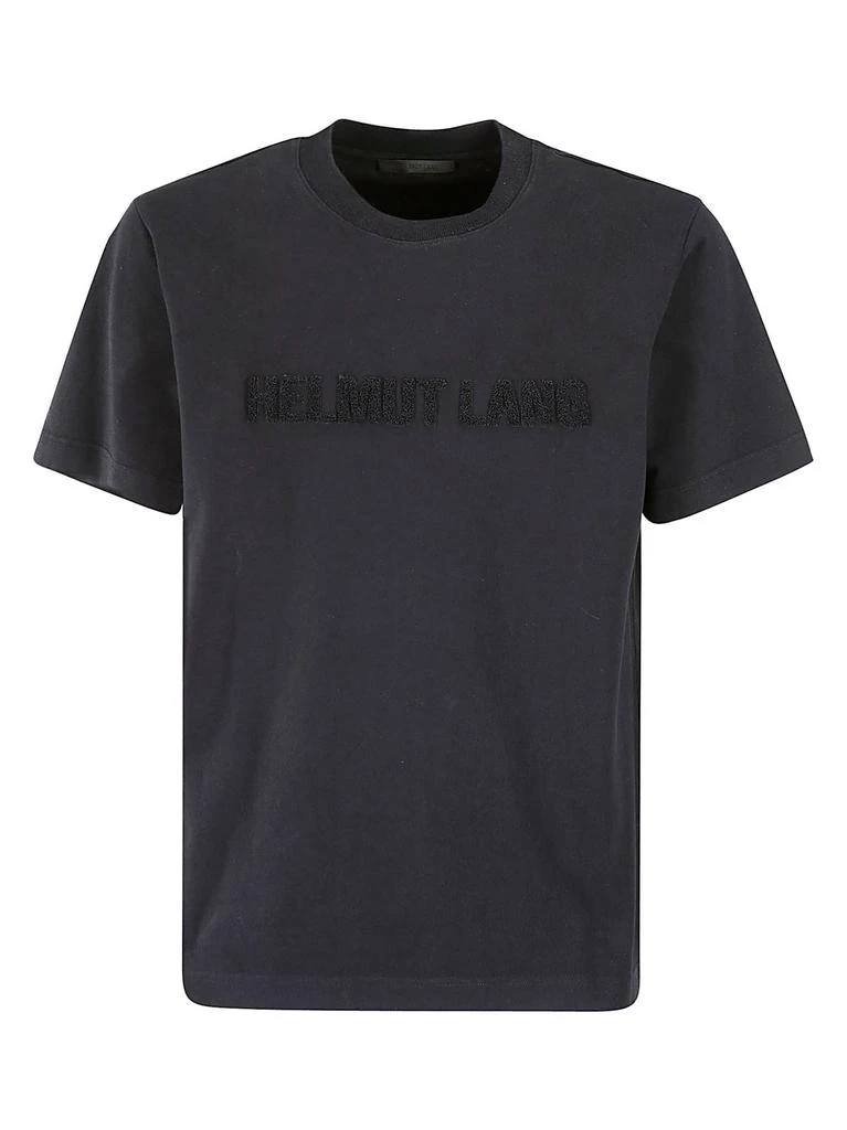 商品Helmut Lang|Helmut Lang Flocked Logo Crewneck T-Shirt,价格¥618,第1张图片