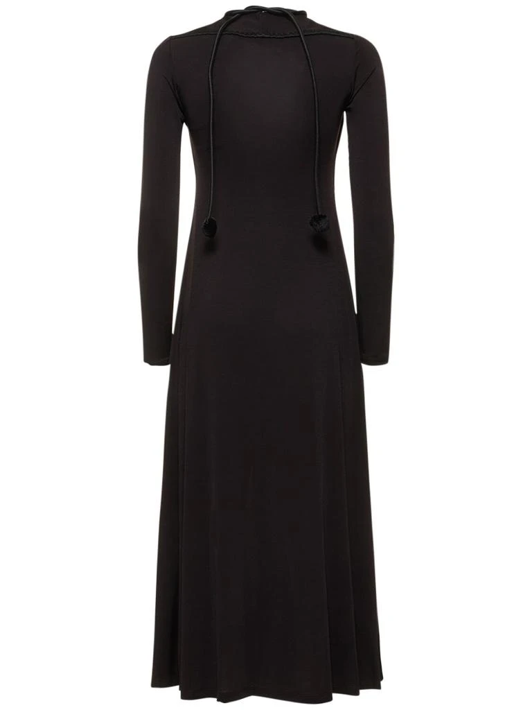 商品JOHANNA ORTIZ|Black Tapestry Of Time Jersey Midi Dress,价格¥2880,第4张图片详细描述