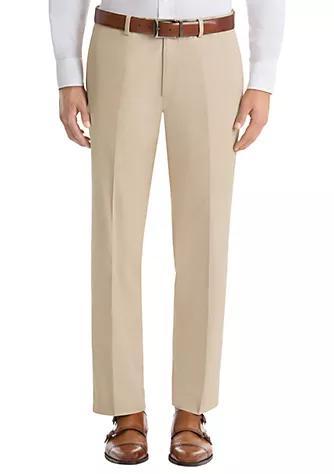 商品Ralph Lauren|Solid Tan Cotton Suit Separate Pants,价格¥932,第1张图片