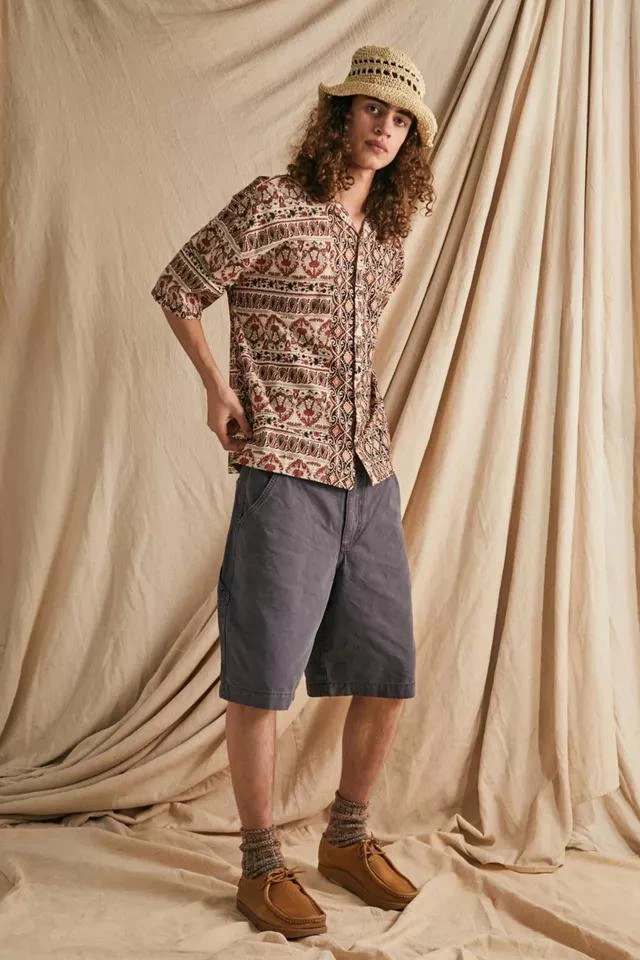 商品BDG|BDG Slate Grey Baggy Carpenter Short,价格¥441,第4张图片详细描述
