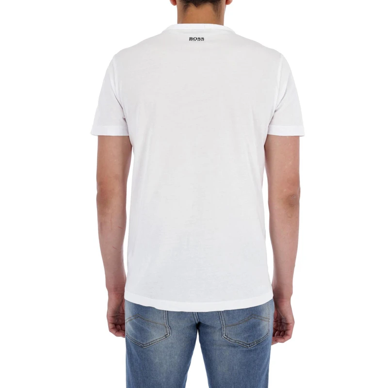 HUGO BOSS 米白色男士T恤 TEE3-50389085-100 商品