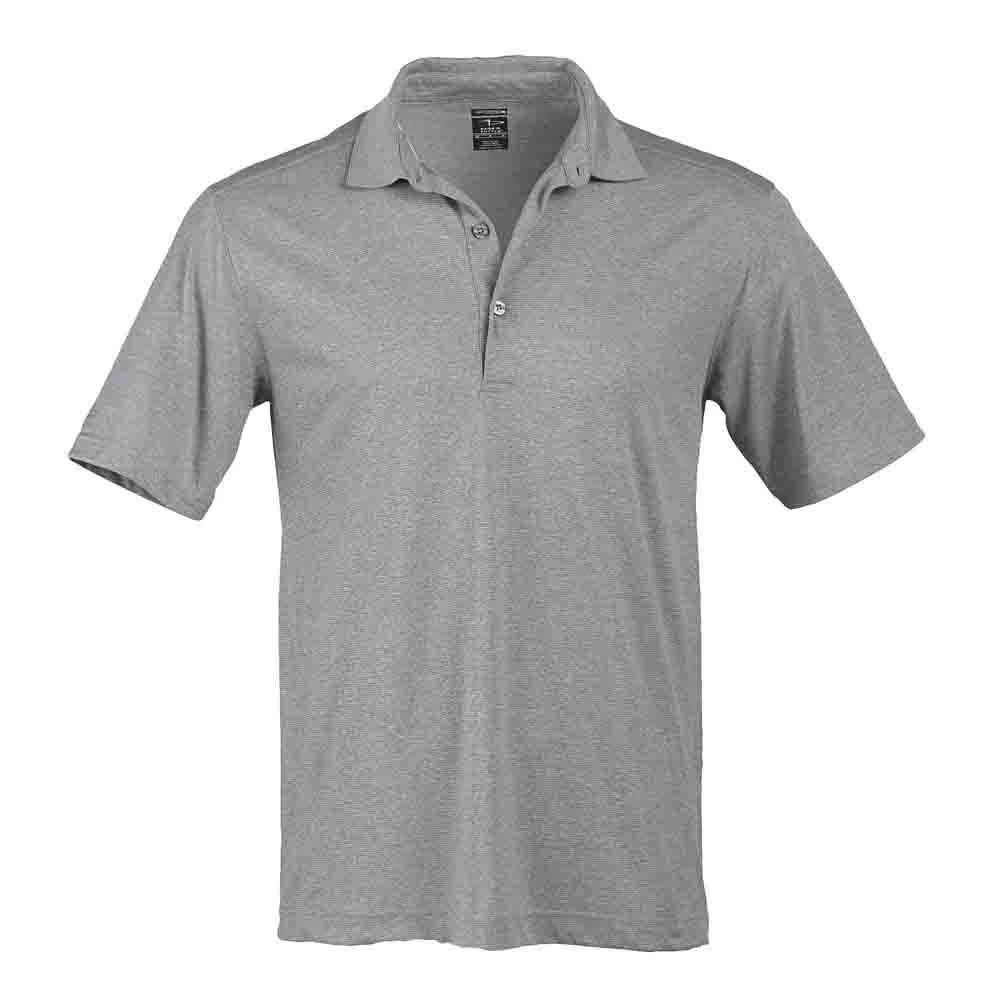 商品Page & Tuttle|Solid Heather Short Sleeve Polo Shirt,价格¥175,第1张图片详细描述