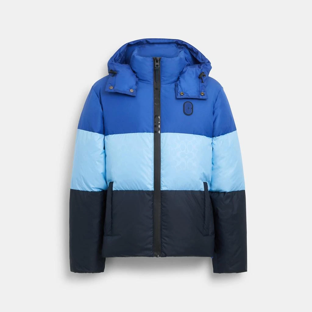 Coach Outlet Colorblock Down Jacket 商品