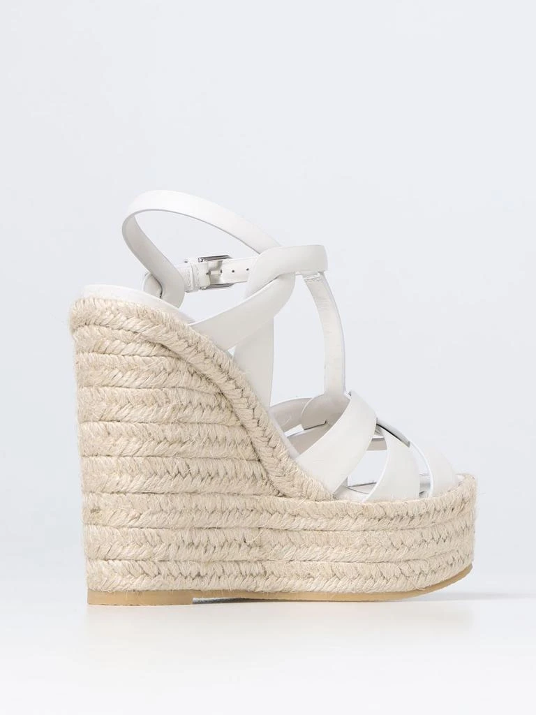 商品Yves Saint Laurent|Saint Laurent wedge leather espadrilles,价格¥6404,第3张图片详细描述