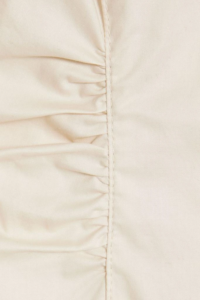 商品FRAME|Cutout cotton-blend poplin mini dress,价格¥1805,第4张图片详细描述