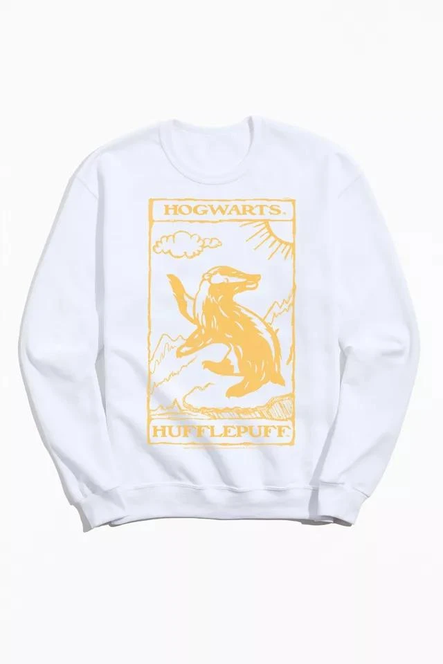 商品Urban Outfitters|Harry Potter Hufflepuff Tarot Card Crew Neck Sweatshirt,价格¥341,第1张图片