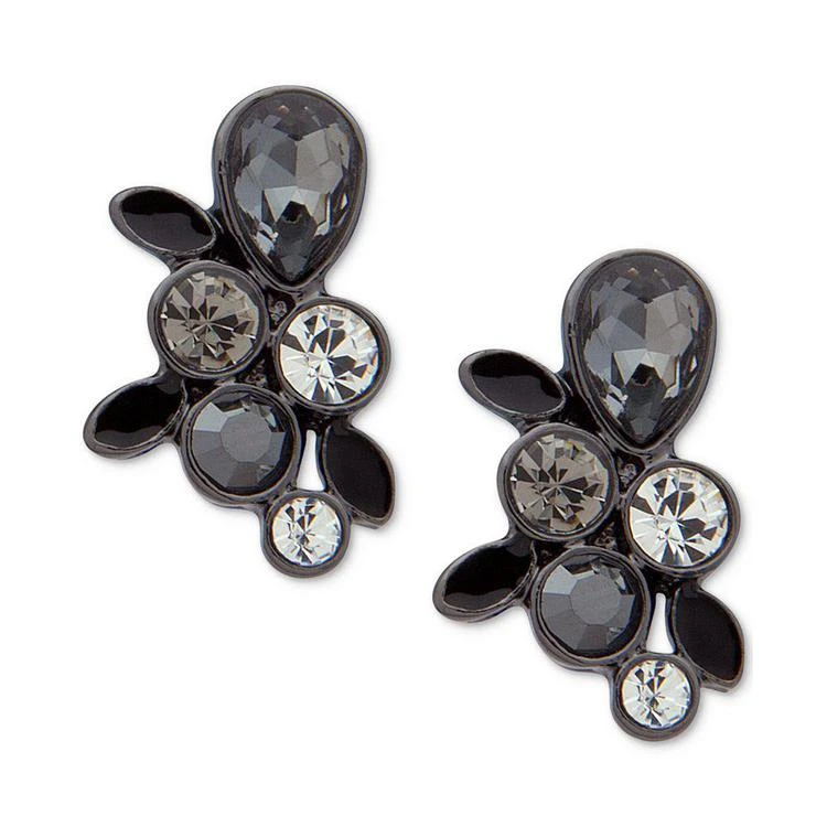 商品Givenchy|Clear & Colored Stone Cluster Stud Earrings,价格¥60,第1张图片