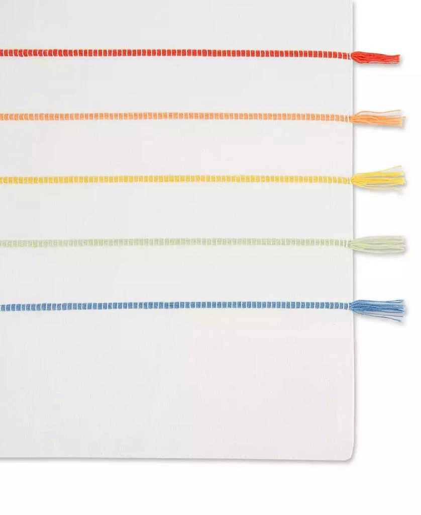 商品Design Imports|Stripe Tassel Placemat Set of 4,价格¥134,第2张图片详细描述