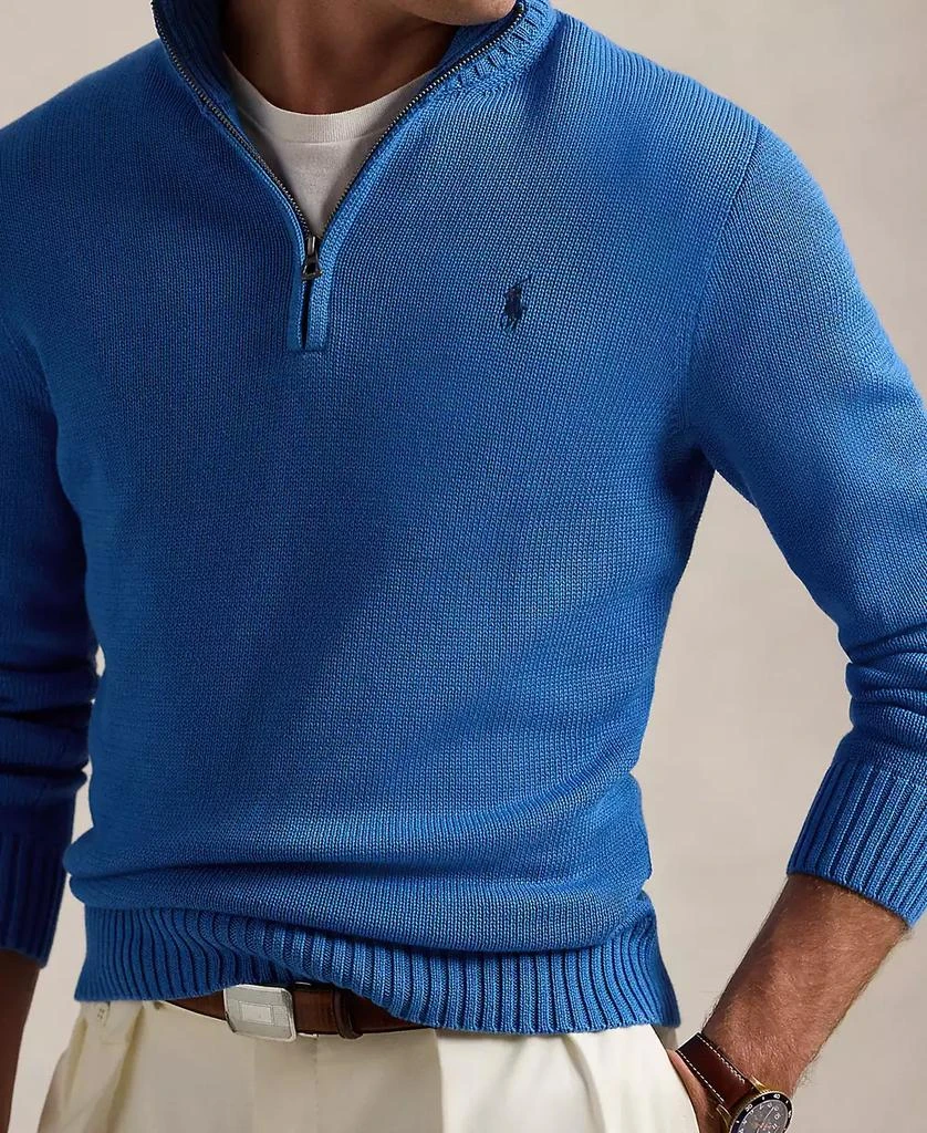 商品Ralph Lauren|Cotton Quarter-zip Sweater,价格¥451,第3张图片详细描述