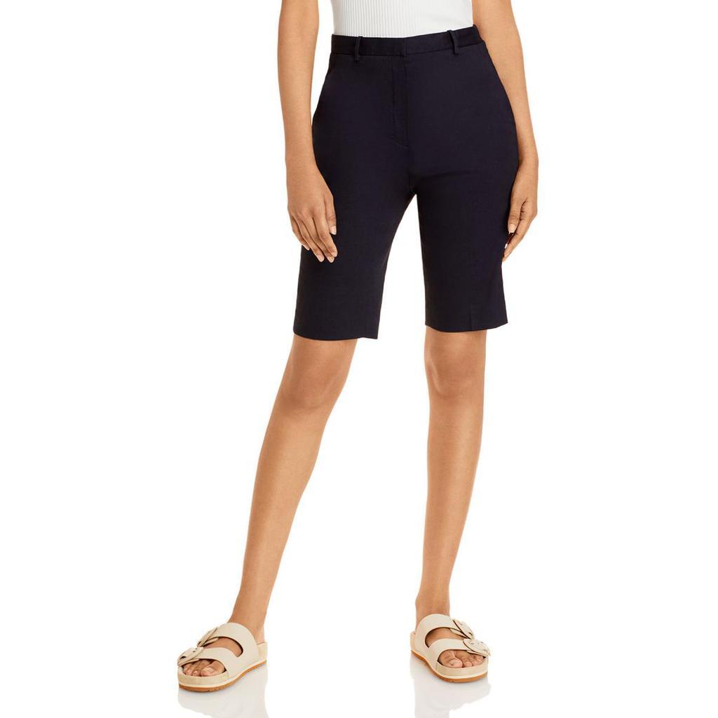 商品Theory|Theory Womens Pocket Solid Bermuda Shorts,价格¥481,第1张图片