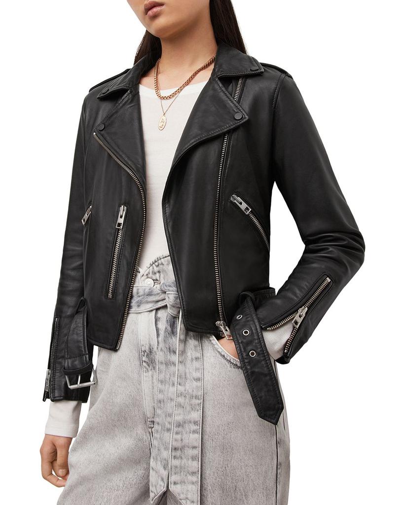 Balfern Leather Biker Jacket商品第1张图片规格展示