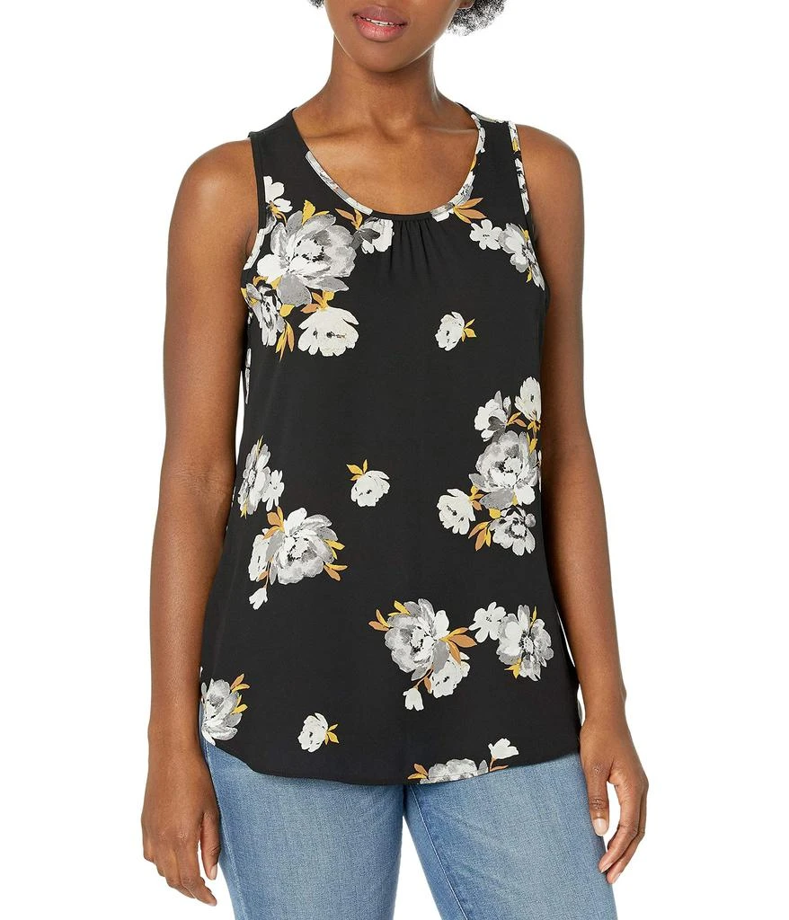 商品Van Heusen|Women's Sleeveless Crewneck Woven Top,价格¥120,第1张图片