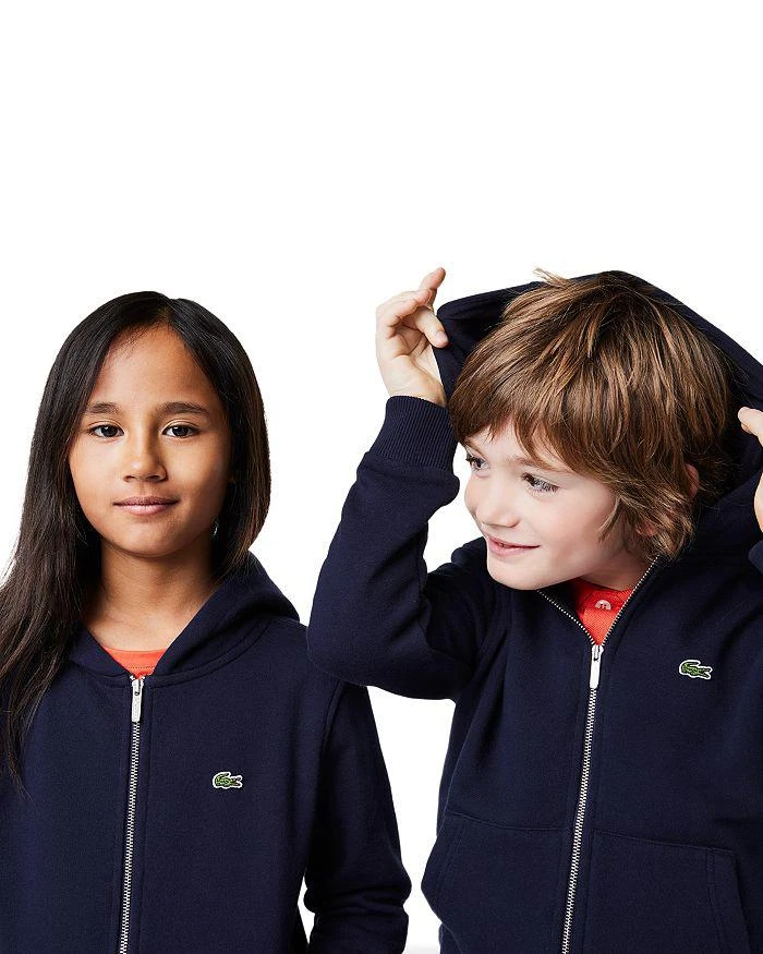 商品Lacoste|Boys' Full Zip Hooded Sweatshirt - Little Kid, Big Kid,价格¥671,第5张图片详细描述