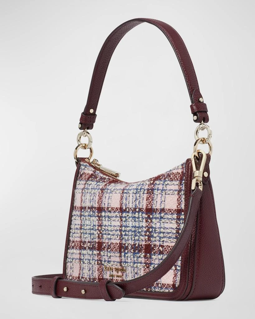 tweed zip crossbody bag 商品