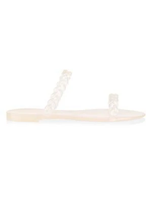 商品Stuart Weitzman|Braida Sawyer Jelly Sandals,价格¥375,第1张图片