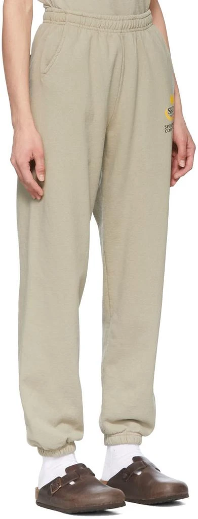 商品Sporty & Rich|Taupe Cotton Lounge Pants,价格¥483,第2张图片详细描述