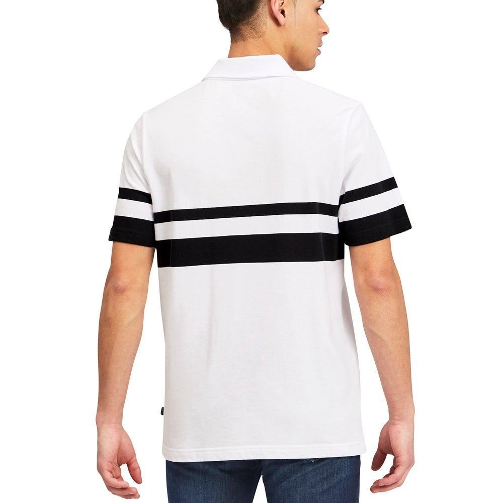 商品Puma|Essentials Striped Cat Short Sleeve Polo Shirt,价格¥186,第4张图片详细描述