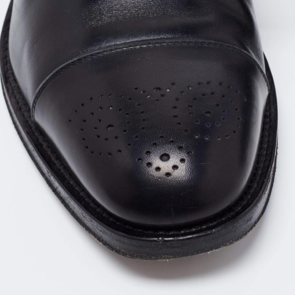 Salvatore Ferragamo Black Leather Oxfords Size 39商品第7张图片规格展示
