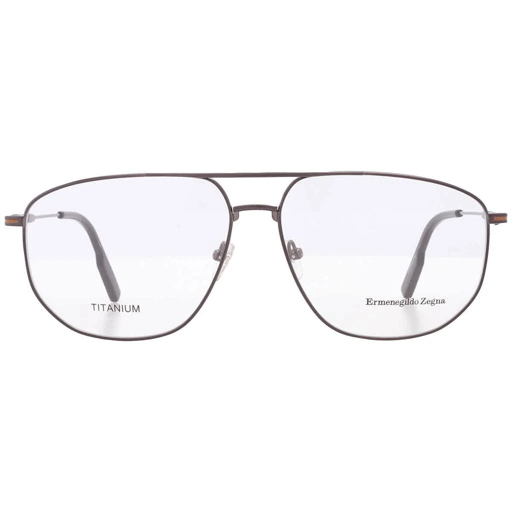 商品Zegna|Demo Pilot Men's Titanium Eyeglasses EZ5242 009 60,价格¥520,第1张图片